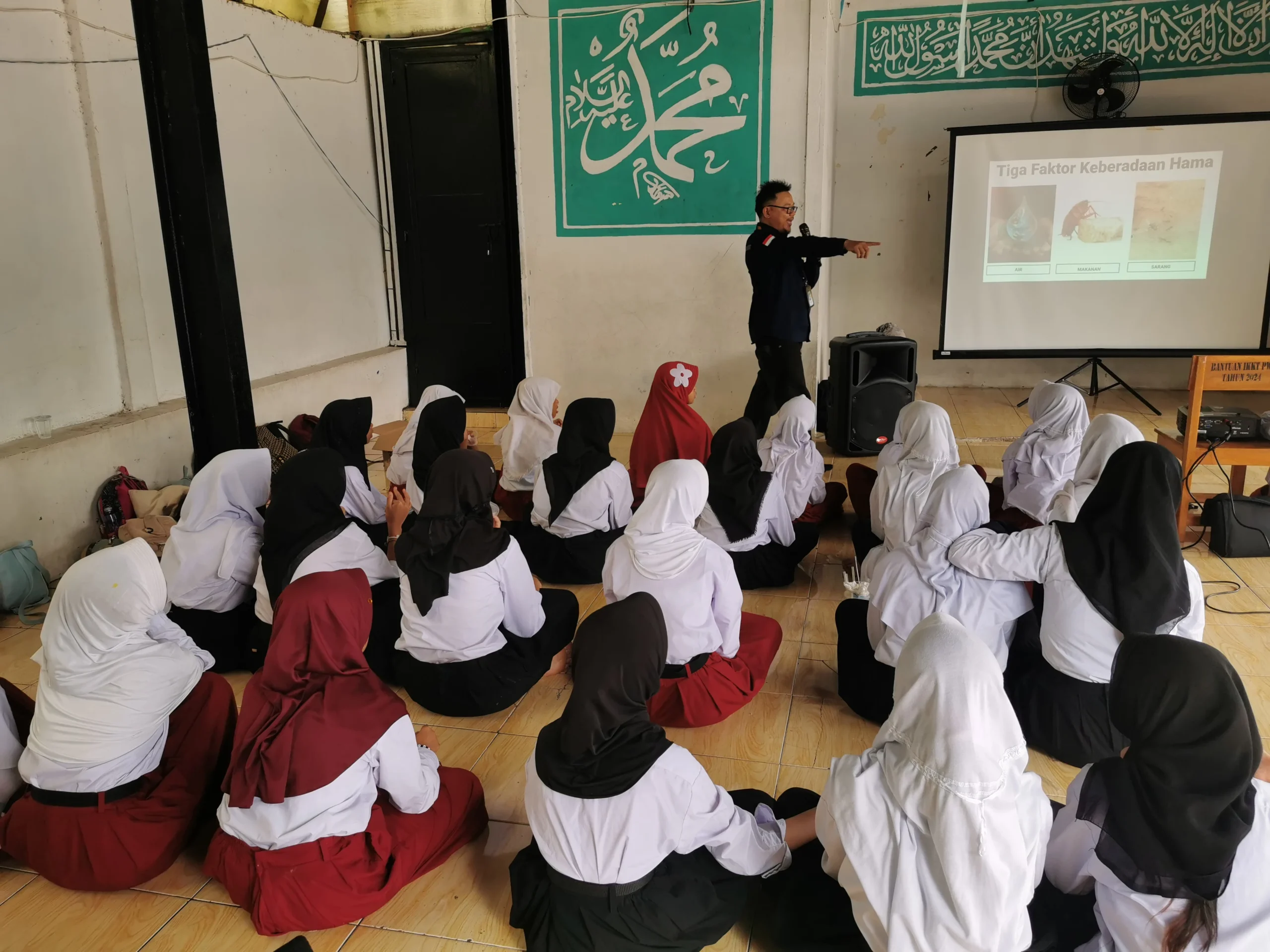 Sosialisasi Bahaya Hama oleh Insekta di Sekolah Master Indonesia