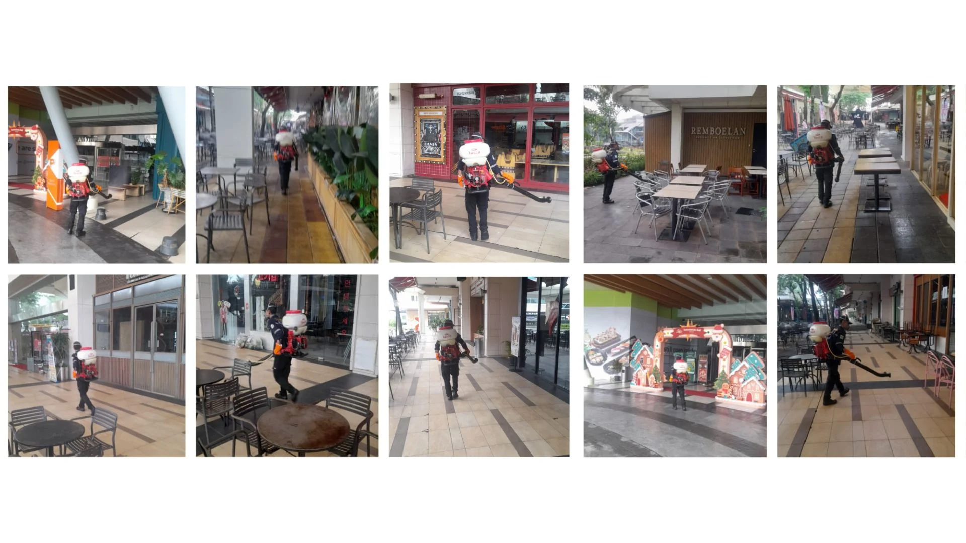 pest control f&b, restaurant, kafe, mall